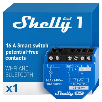 Shelly 1 Gen3 Wi-Fi Relay Switch